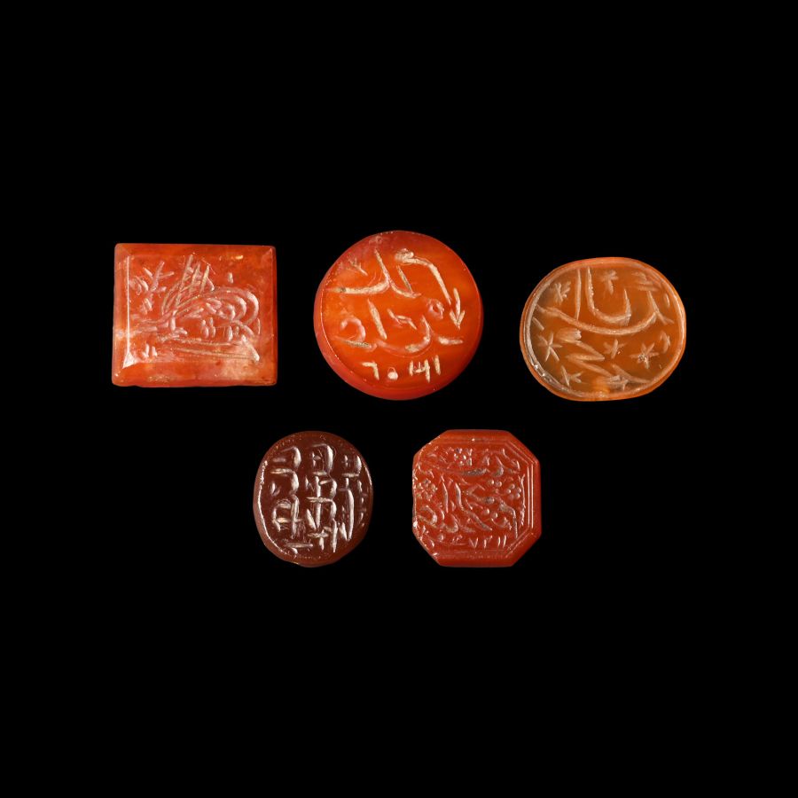 Carnelian Calligraphic Gemstone Collection