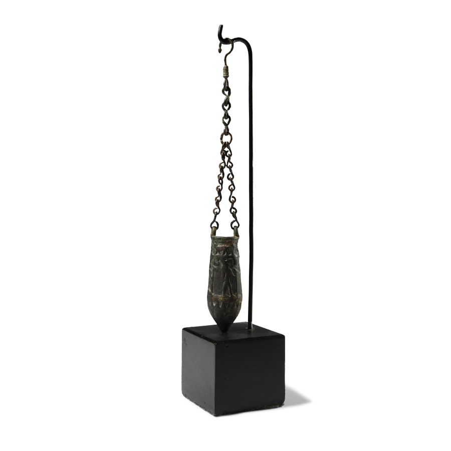 Egyptian Bronze Situla with Chain
