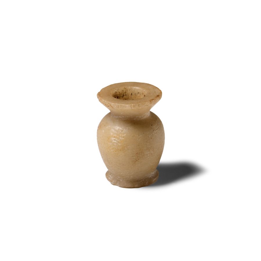 Egyptian Alabaster Cosmetic Vessel
