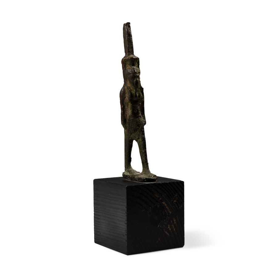 Egyptian Style Bronze Figure of Nefertem