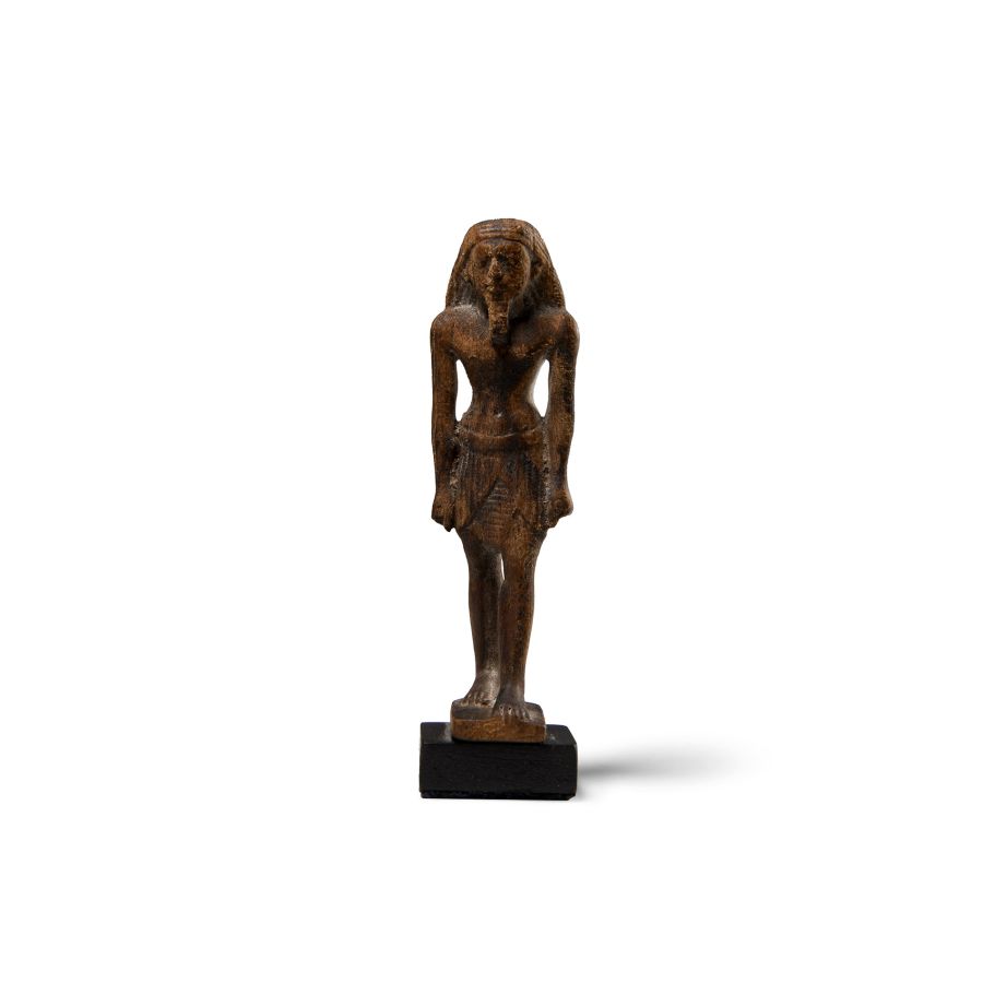 Egyptian Wooden Male Figure