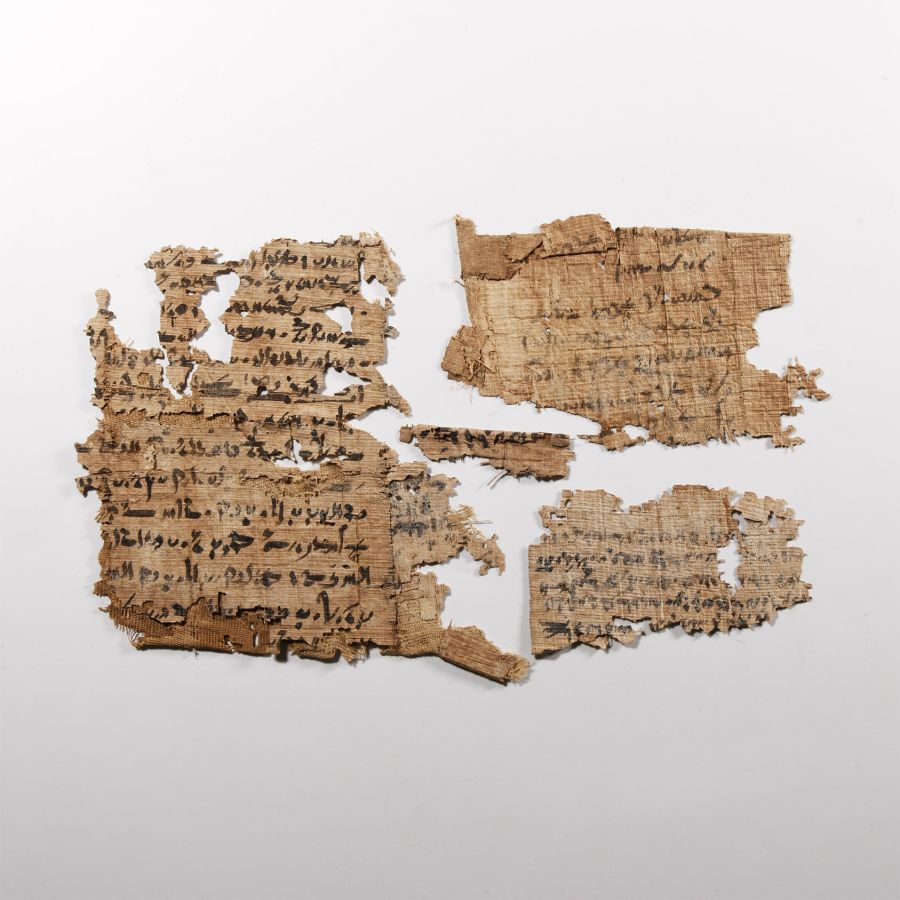 Egyptian Papyrus Fragment Group