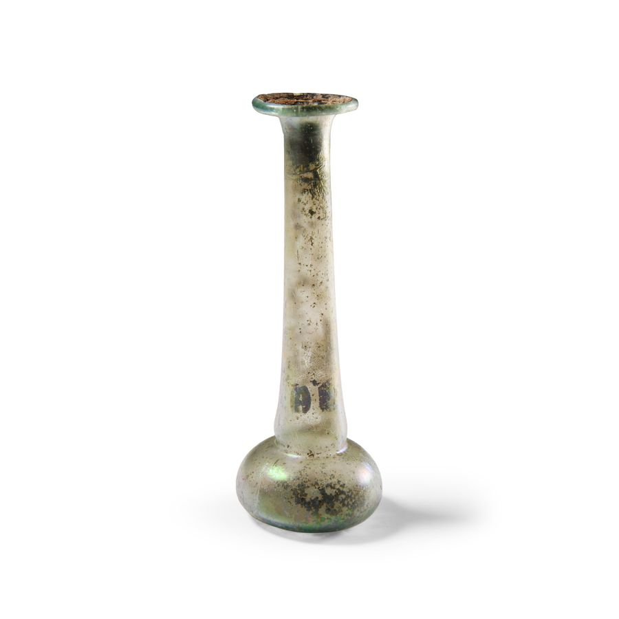 Roman Glass Candlestick Unguentarium