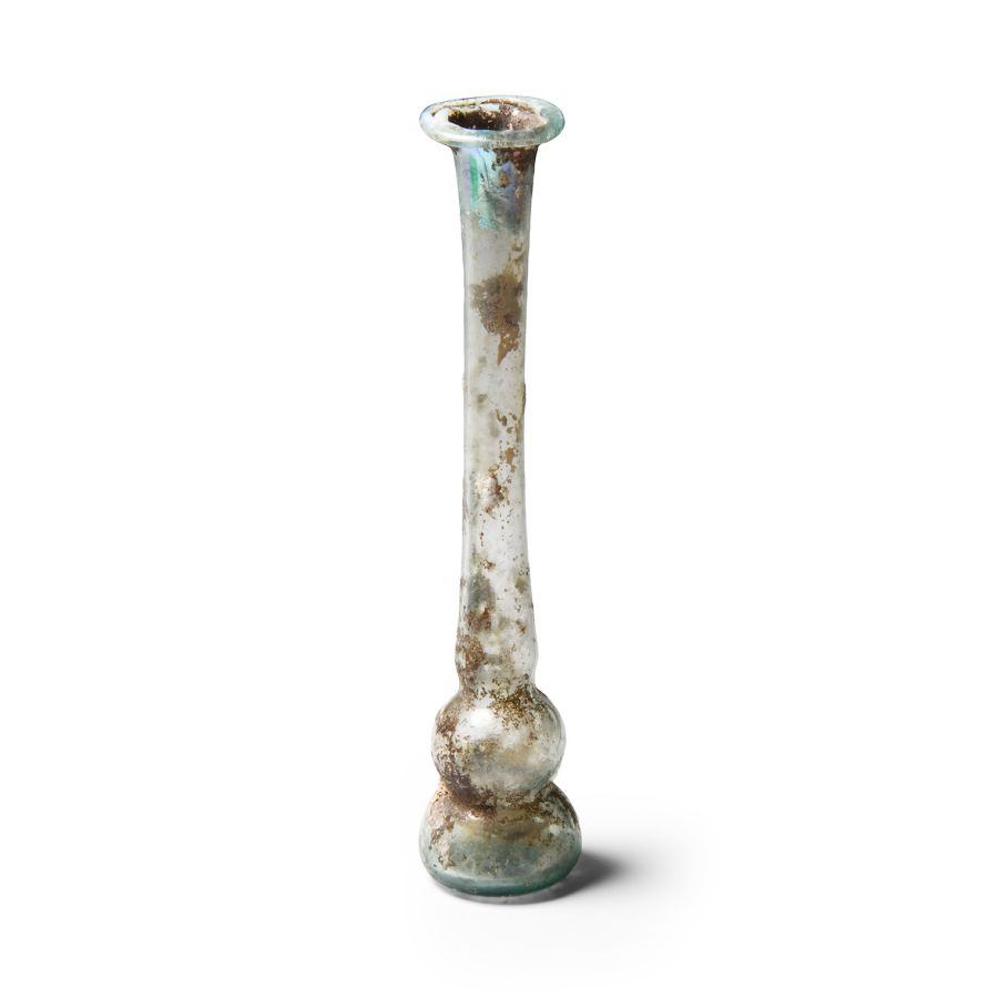 Roman Glass Candlestick Unguentarium