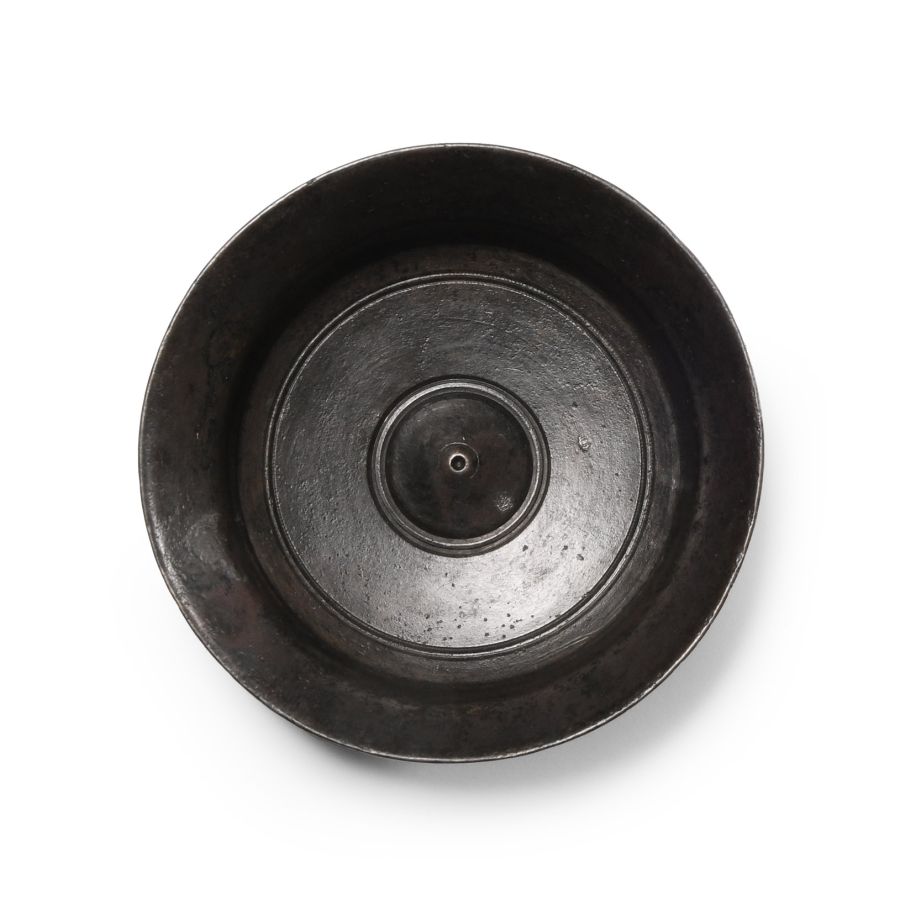 Roman Bronze Bowl with Concentric Circles