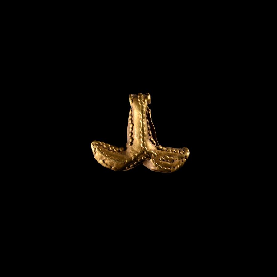 Viking Age Gold Axe Pendant