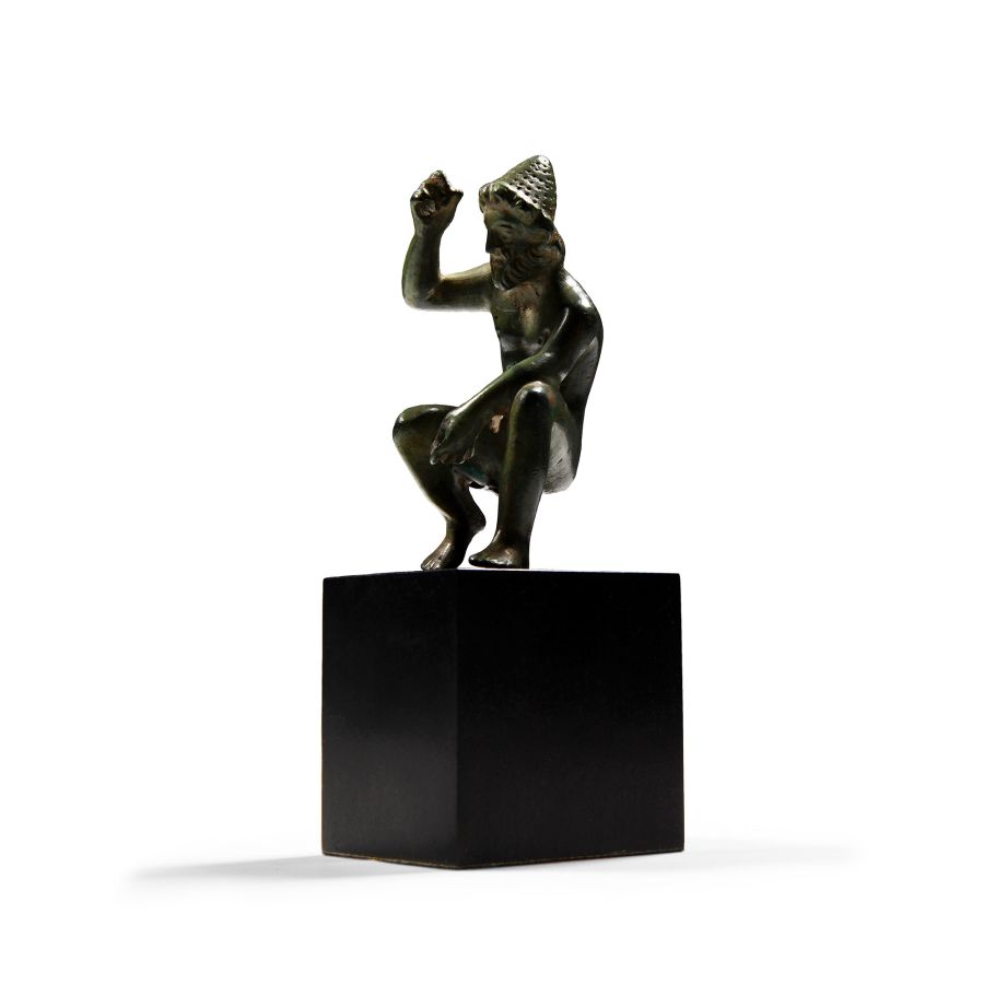 Greek Bronze Hephaistos Statuette
