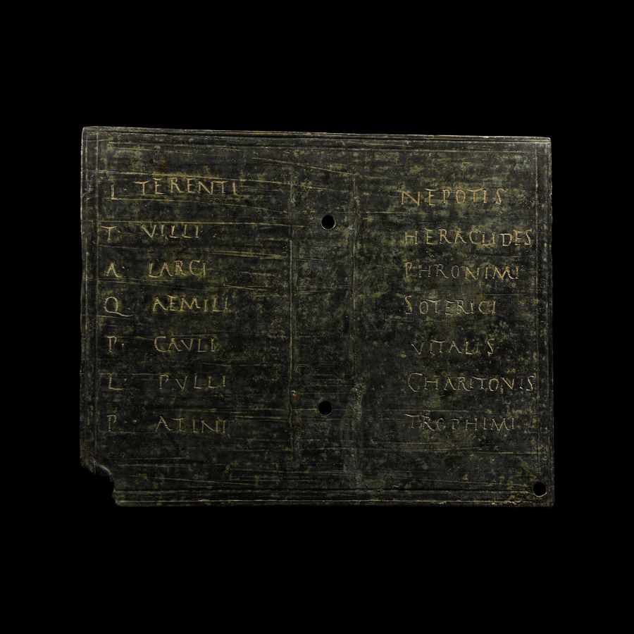 Roman Bronze Military Diploma for Marona, son of Baddaus, a Soldier of Ala Bosporanorum
