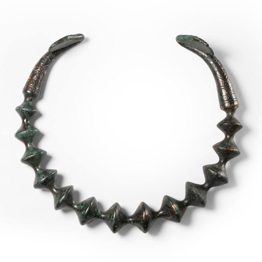 European Iron Age Celtic Bronze Torc