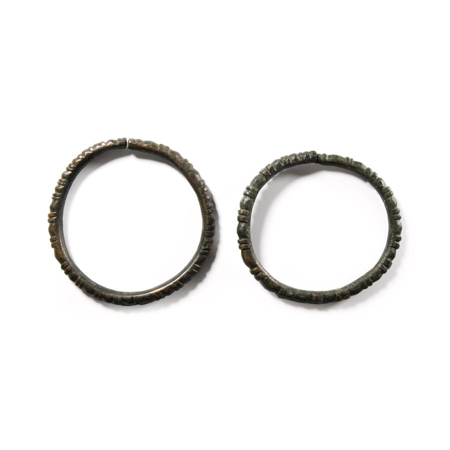 Western Asiatic Bronze Bracelet Pair