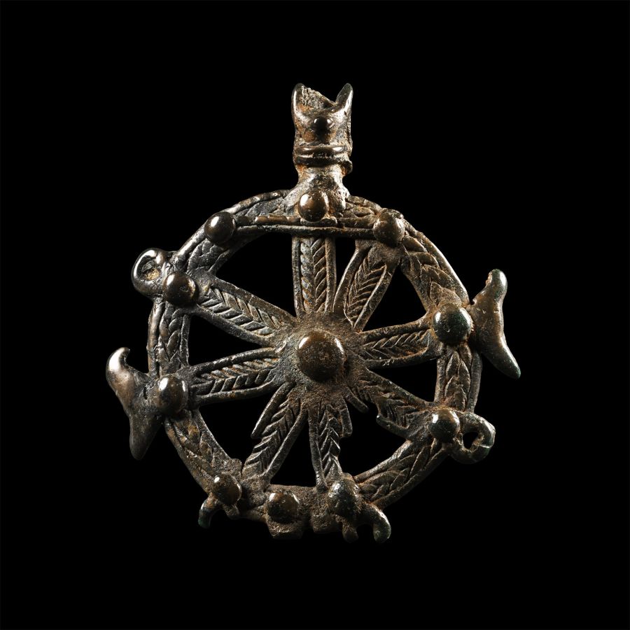 Amlash Bronze Pendant with Animals