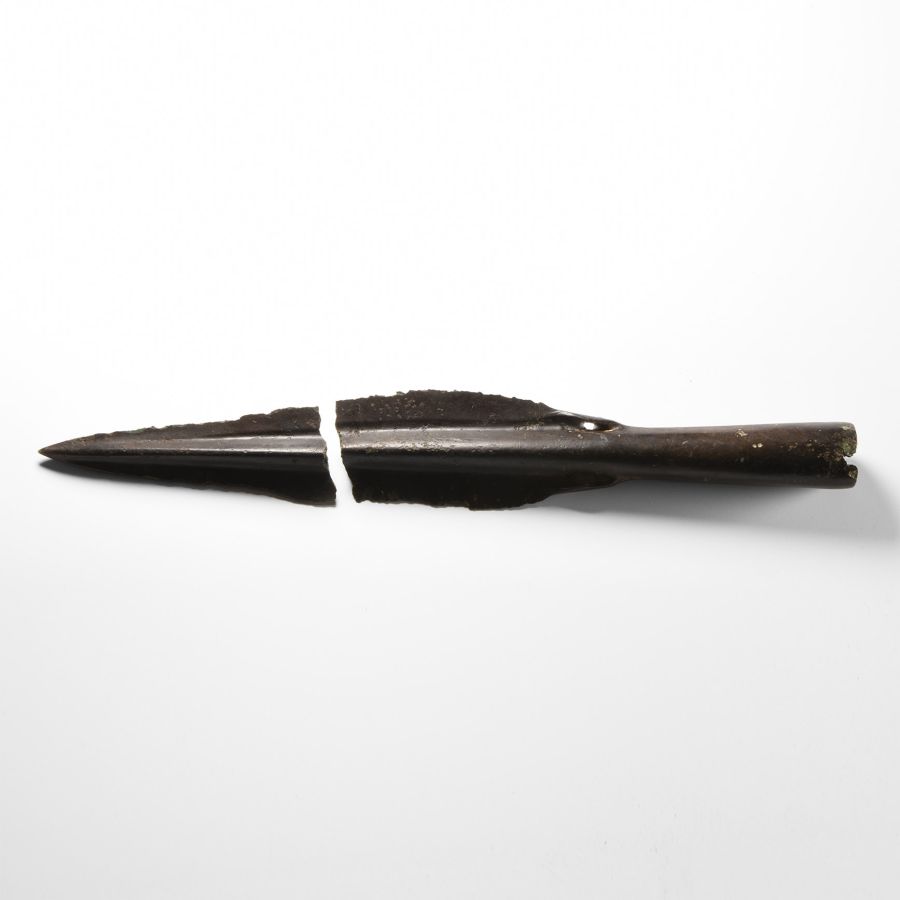 British Middle Bronze Age Basal-Looped Socketted Spearhead