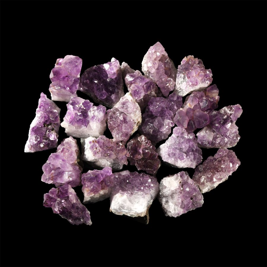 Natural History - Amethyst Crystal Geode Section Group [20]