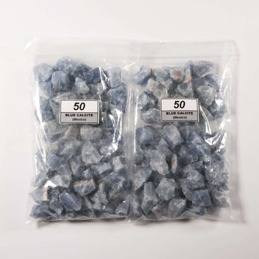 Natural History - Blue Calcite Specimen Group [100]
