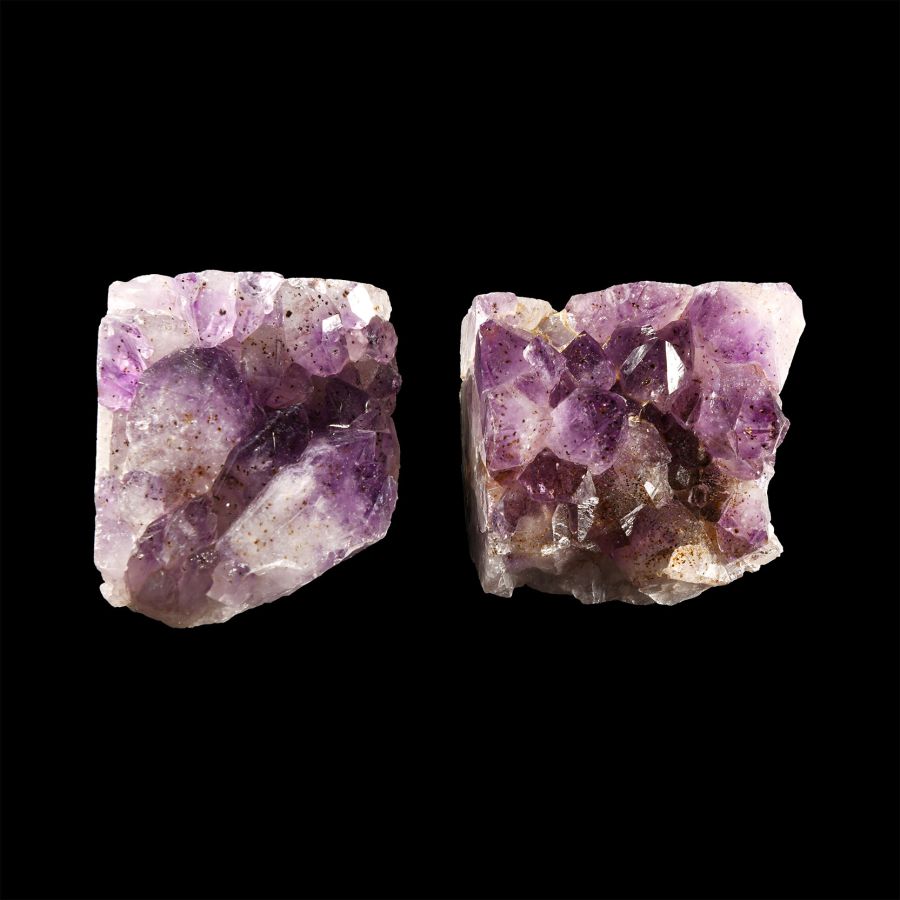 Natural History - Polished Amethyst Crystal Book End Pair