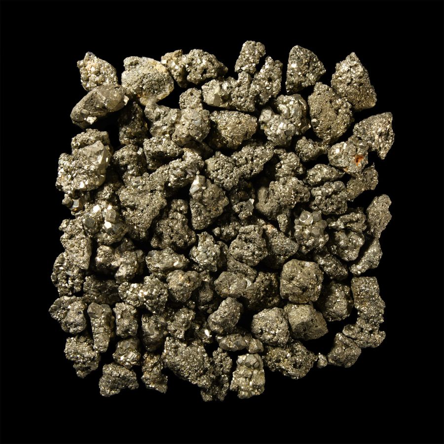 Natural History - Pyrite 'Fools Gold' Crystal Group [100]
