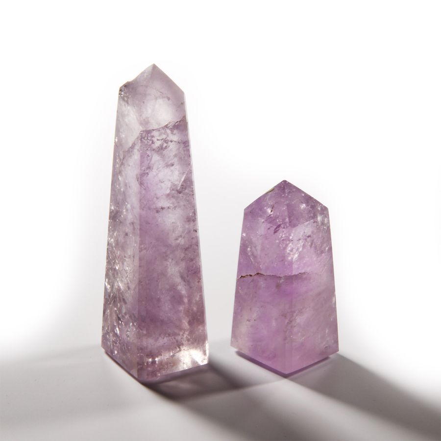 Natural History - Cut and Polished Amethyst Crystal Obelisk Group [2]