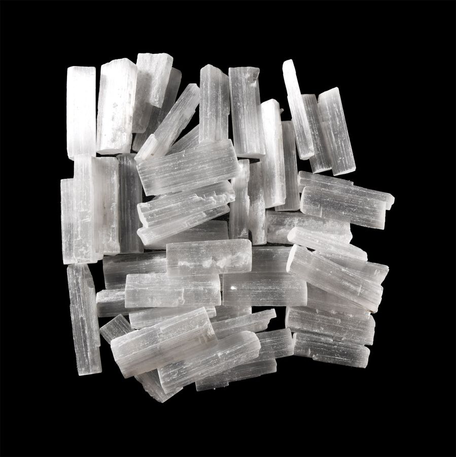 Natural History - Satin Spar Wand Group [50]