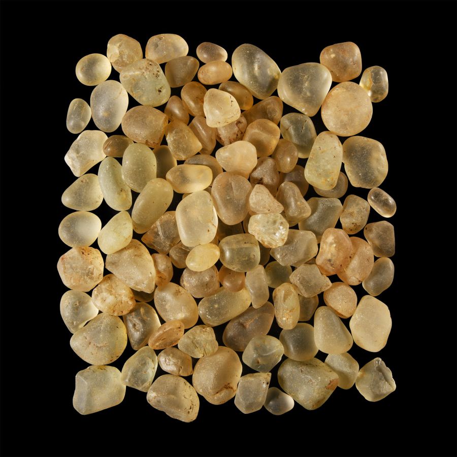 Natural History - Yellow Topaz Pebble Group [100]