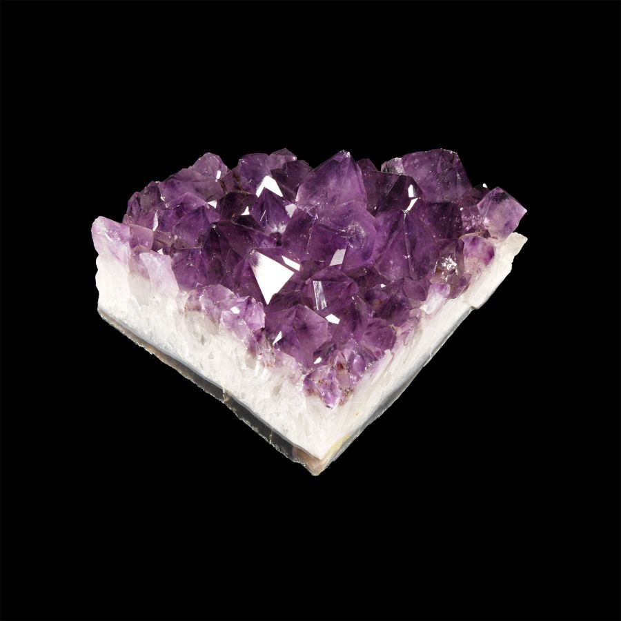 Natural History - Amethyst Crystal Geode Section
