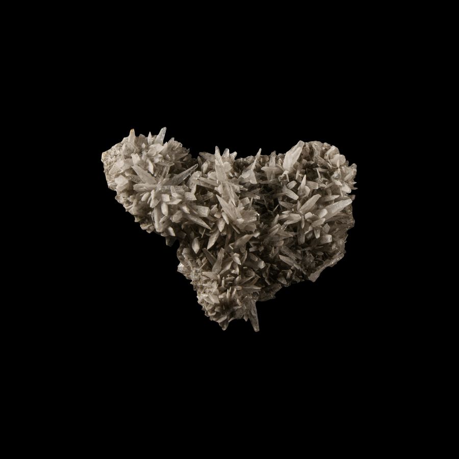 Natural History - Boxed Historic Needle Quartz Specimen