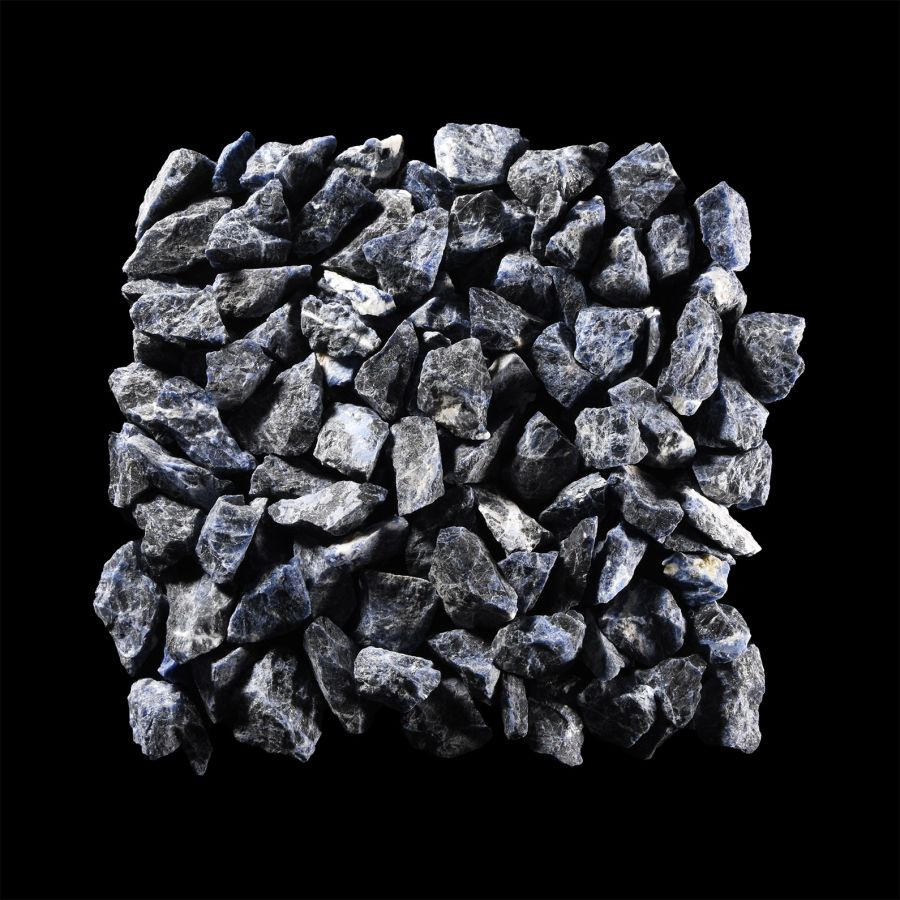 Natural History - Deep Blue Sodalite Mineral Specimen Group [50]