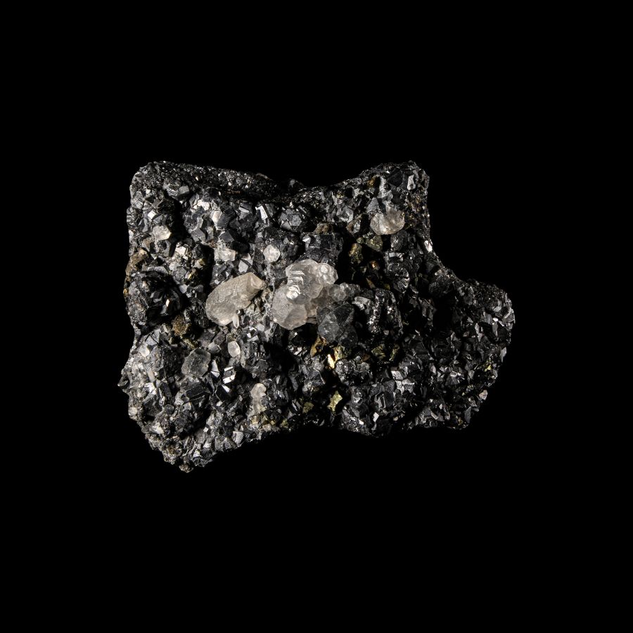 Natural History - Boxed Historic Sphalerite with Quartz 'Paper Weight' Crystal Specimen