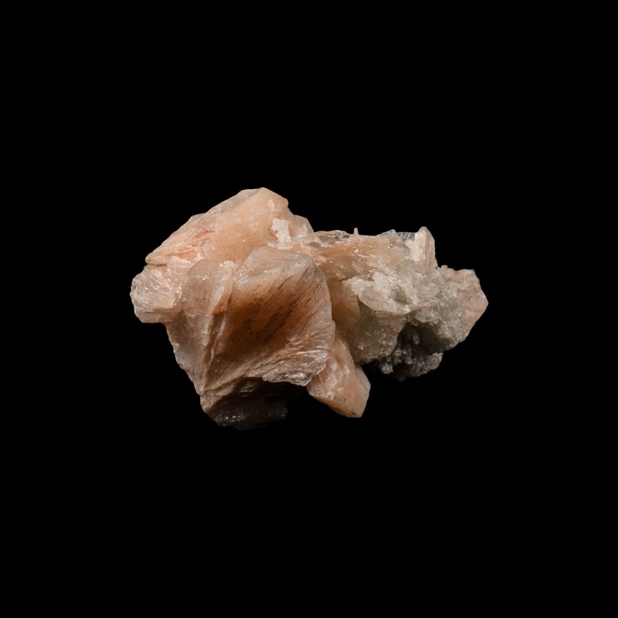 Natural History - Boxed Historic Stilbite Crystal Display Specimen on Matrix