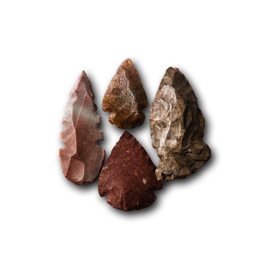 North American Native Stone Arrowhead Collection