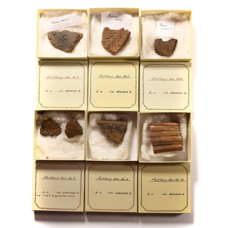 Anglo-Saxon Pottery Sherd Group