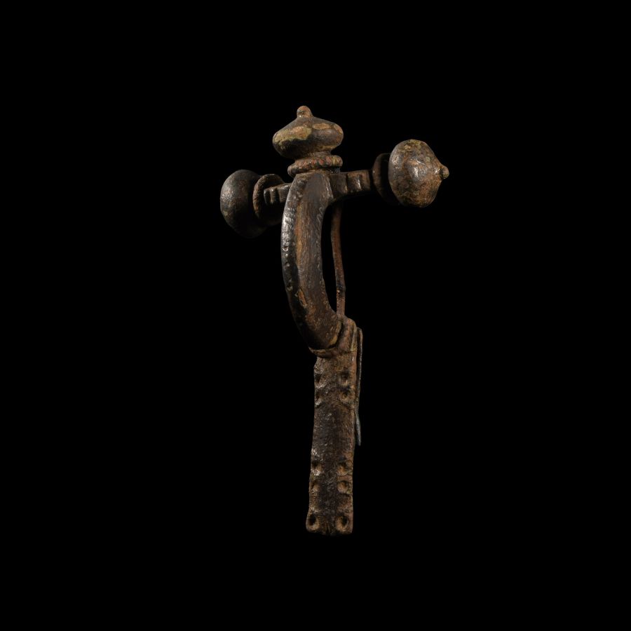 Roman 'Midlands' Bronze Decorated Crossbow Brooch
