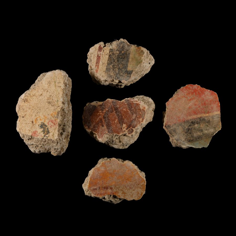 Roman Fresco Painted Wall Plaster Collection