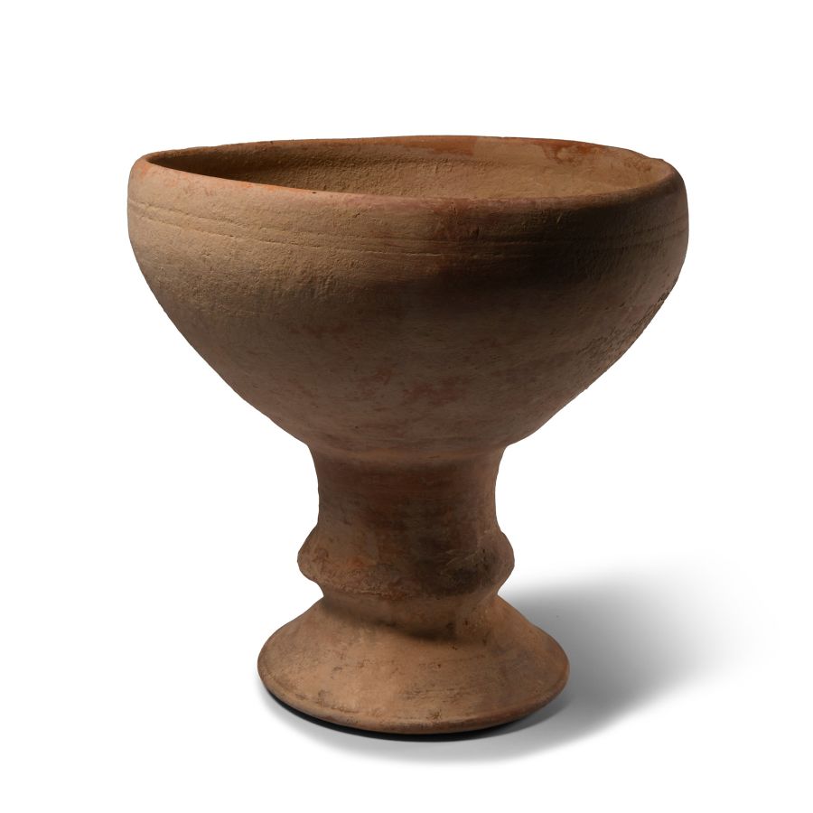 Large Bactrian Pottery Chalice