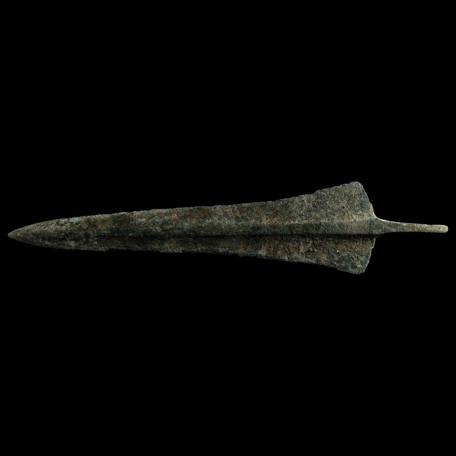 Western Asiatic Bronze Tanged Spearhead