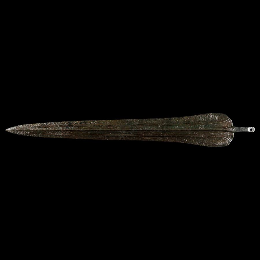 North-West Persian Bronze Short Sword with Blood Channels