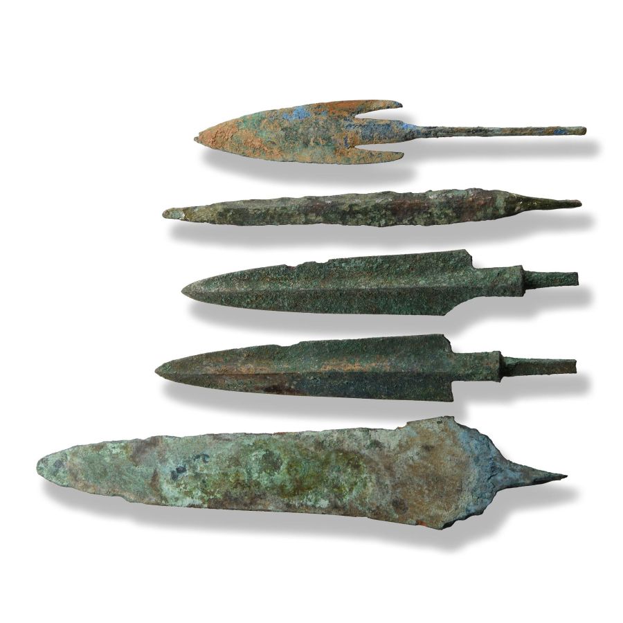 Western Asiatic Bronze Arrowhead and Javelin Collection