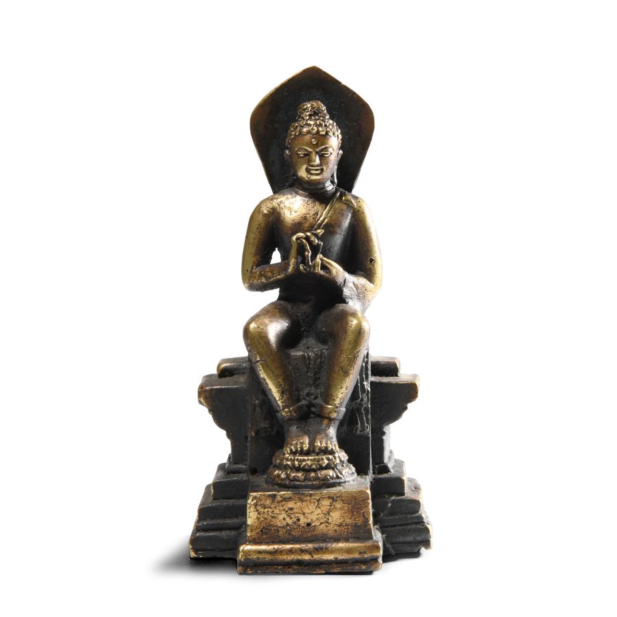 Indian Brass Buddha Figure