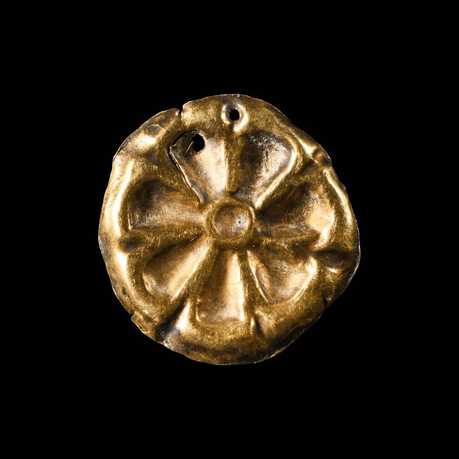 Egyptian Gold Rosette Mount