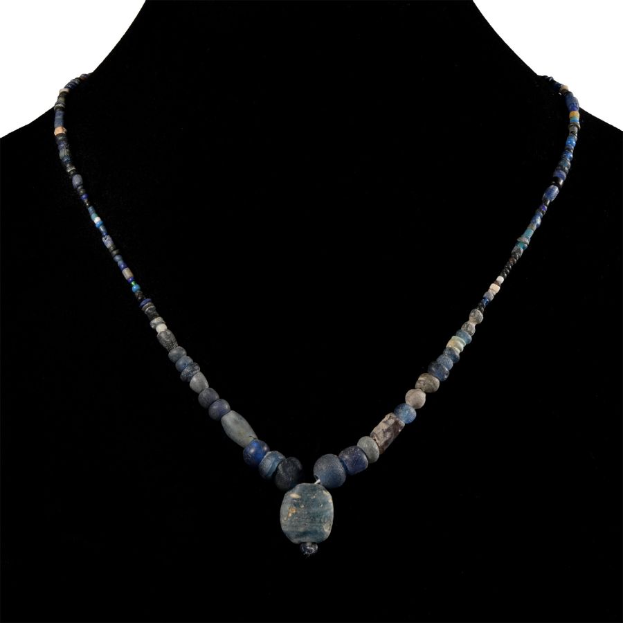 Roman Stone and Glass Bead Necklace String