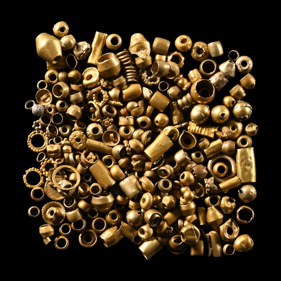 Western Asiatic Mixed Gold Bead Collection