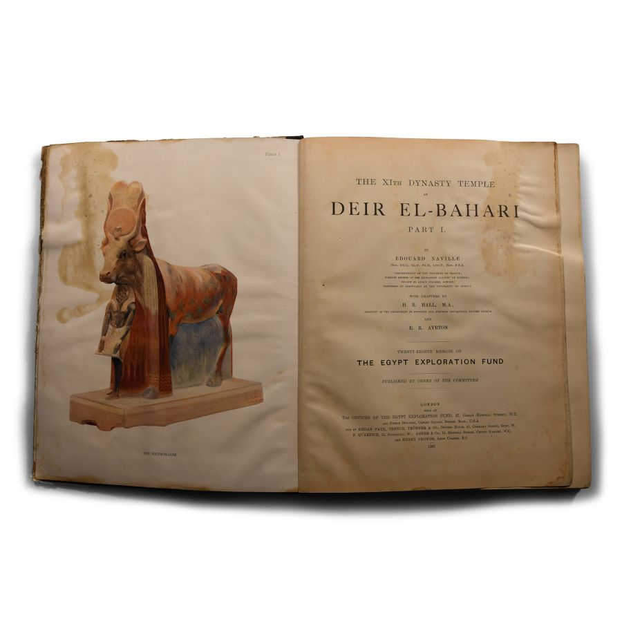 Archaeological Books - Naville, E., The XIth Dynasty Temple at Deir El-Bahari (Egypt)