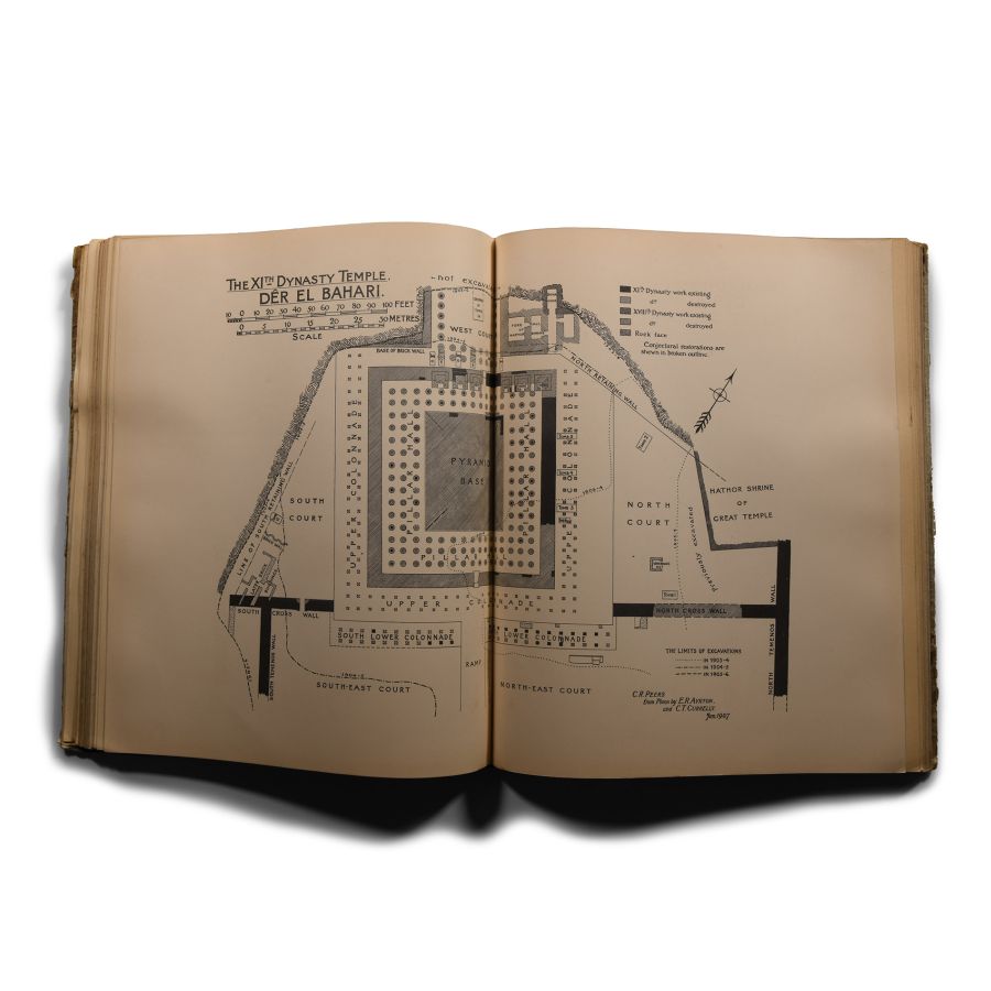 Archaeological Books - Naville, E., The XIth Dynasty Temple at Deir El-Bahari (Egypt)
