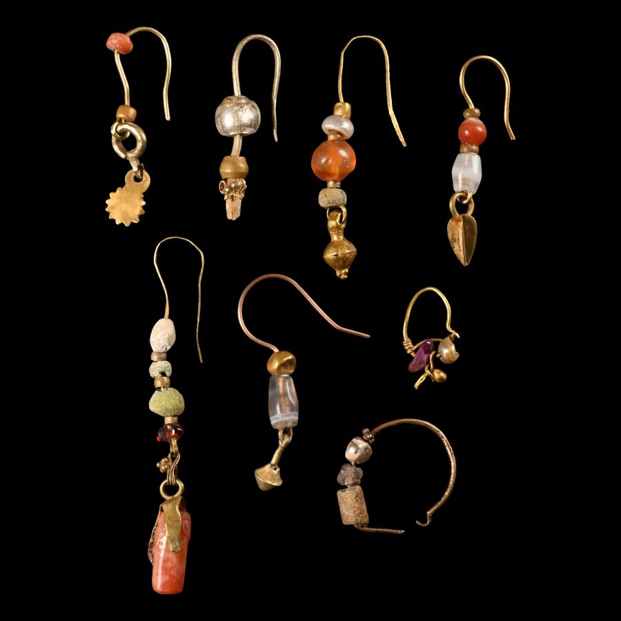 Roman Period Gold Earring Collection