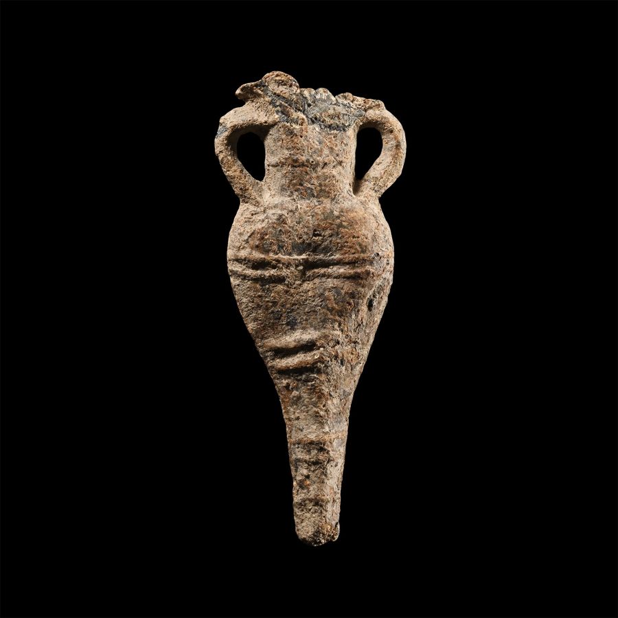 Byzantine Lead Pilgrim's Holy Water Ampulla