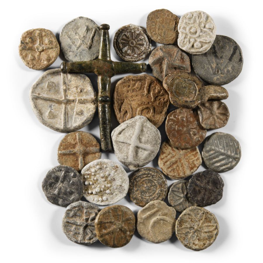 Medieval Bronze and Lead Artefact Group