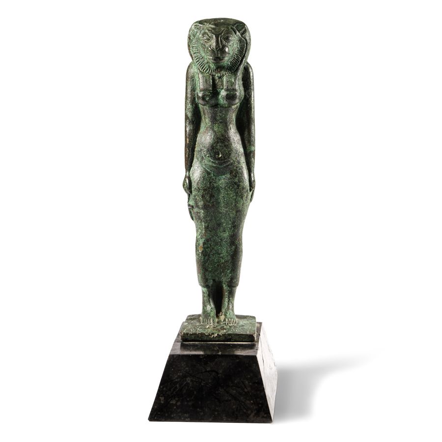 Bronze Statue of the Egyptian God Sekhmet