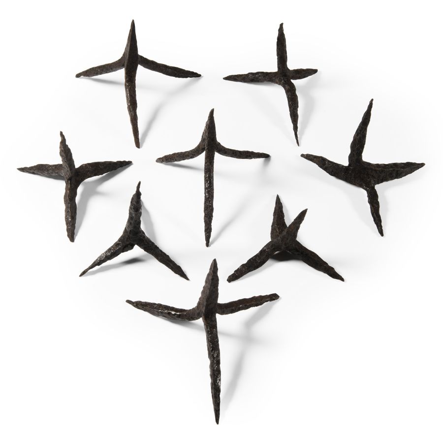 Medieval Iron Anti-Cavalry Caltrop Group