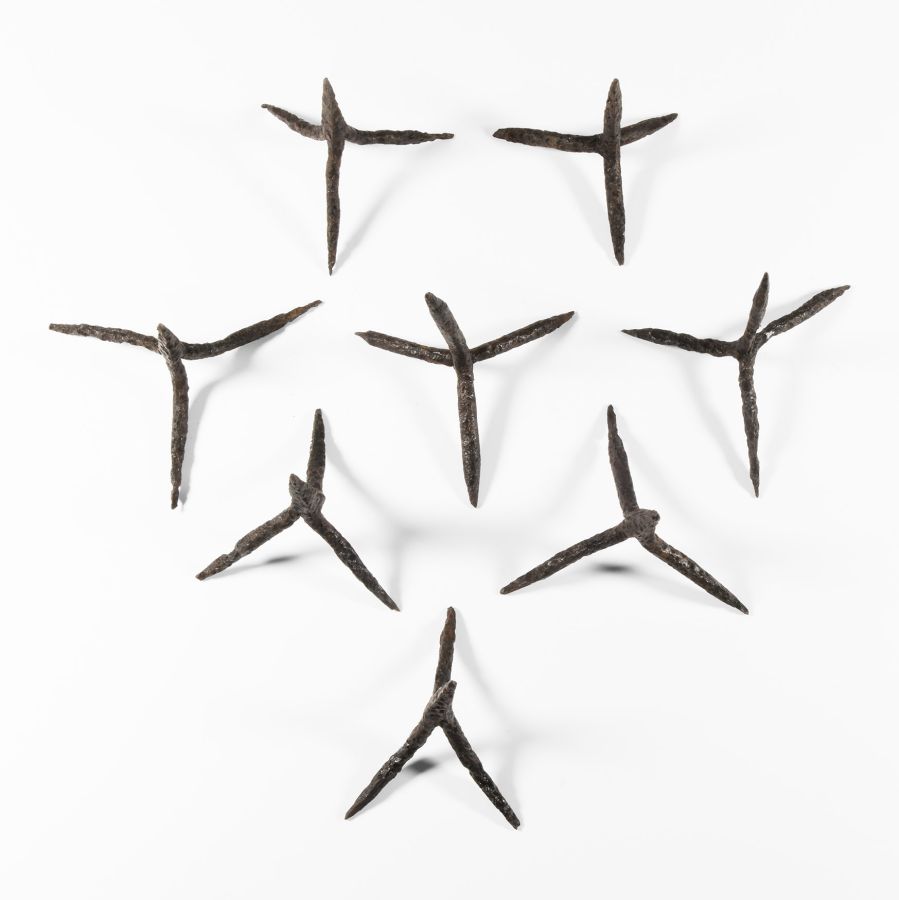 Medieval Iron Anti-Cavalry Caltrop Group