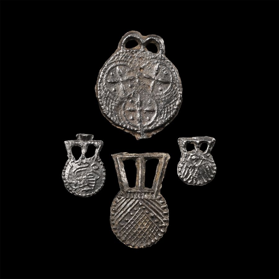 Medieval 'Thames' Pewter Spangle Group