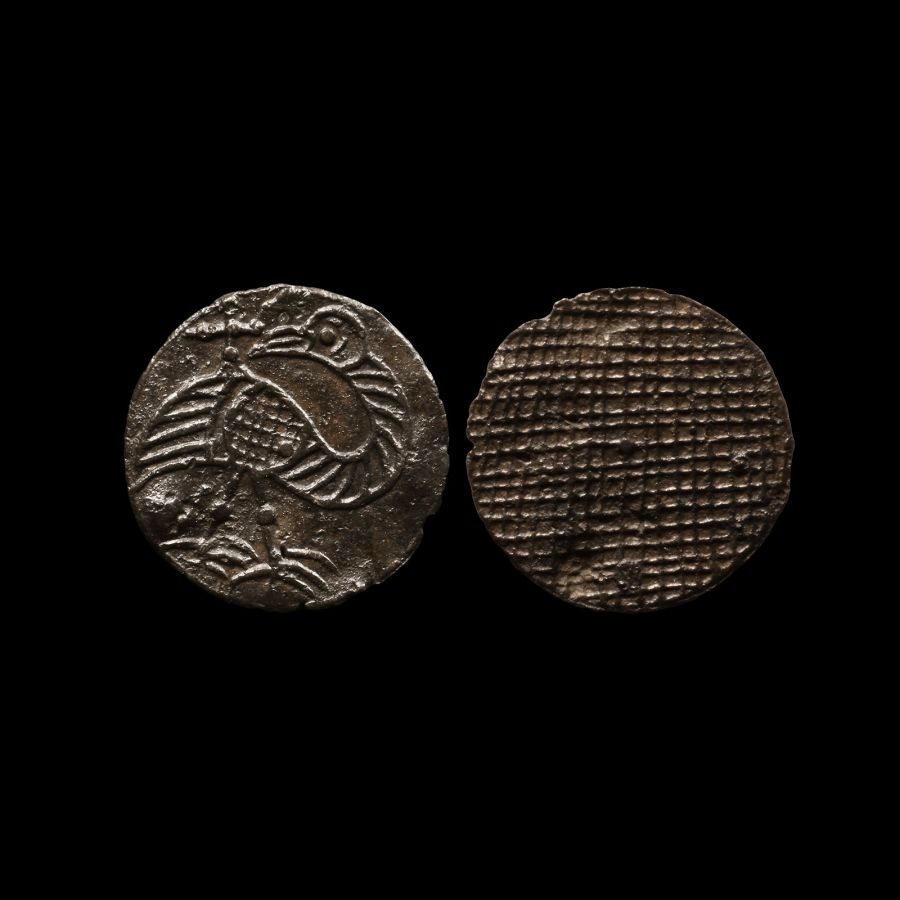 Medieval 'Thames' Bifacial Pewter Wine Tavern Token